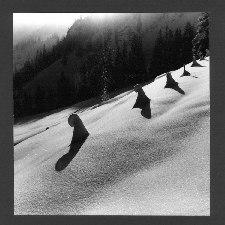 s/w-Foto Eugen Ruch, Zaun im Winter