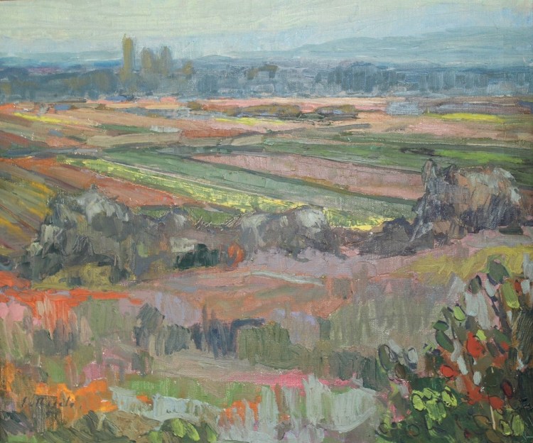 Bild Eugen Ruch: Elsass - Rheinebene